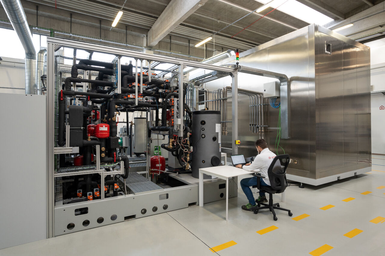 Engineer in a laboratory